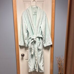 Max Studio Soft Aqua Bathrobe